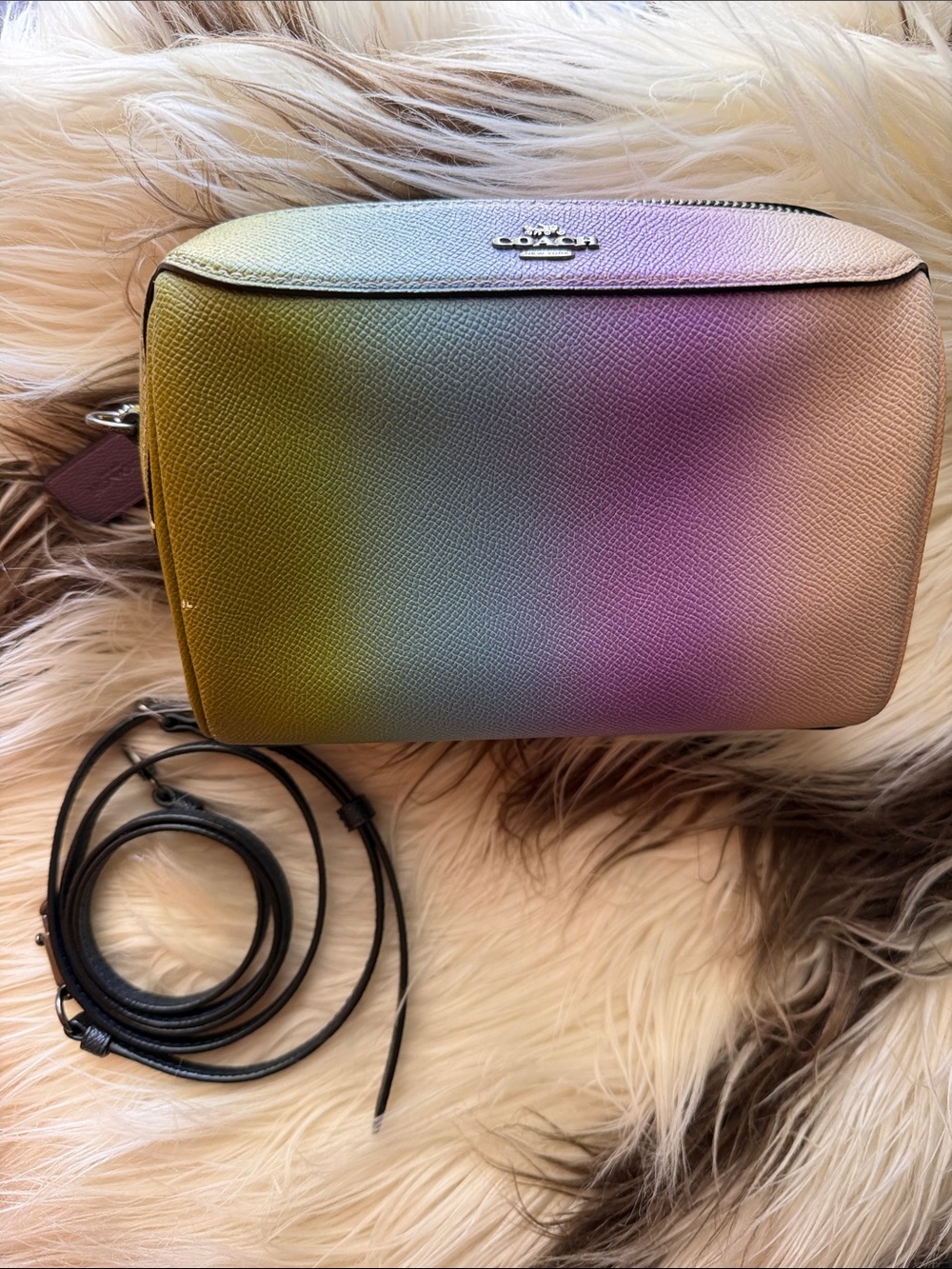 Coach Multicolor Gradient Leather Crossbody Bag